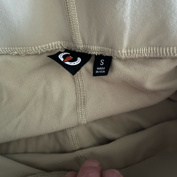 NWT Kerrits Women’s Coolcore® Silicone Full Seat Riding Tech Tight Tan - Size S - Picture 7 of 10